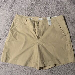 Loft Monroe 6” Khaki Shorts; Size 12; NWT